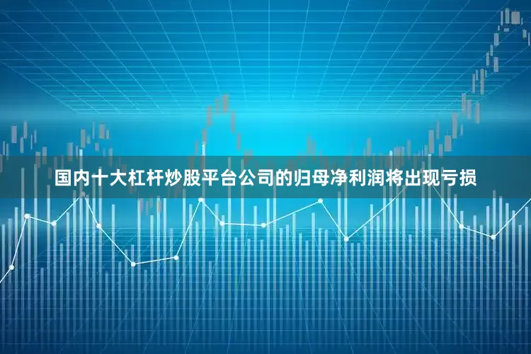 国内十大杠杆炒股平台公司的归母净利润将出现亏损