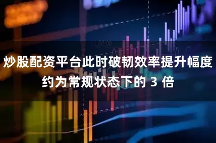 炒股配资平台此时破韧效率提升幅度约为常规状态下的 3 倍